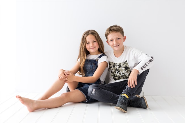 Tilly and Jack’s Contemporary Studio Shoot