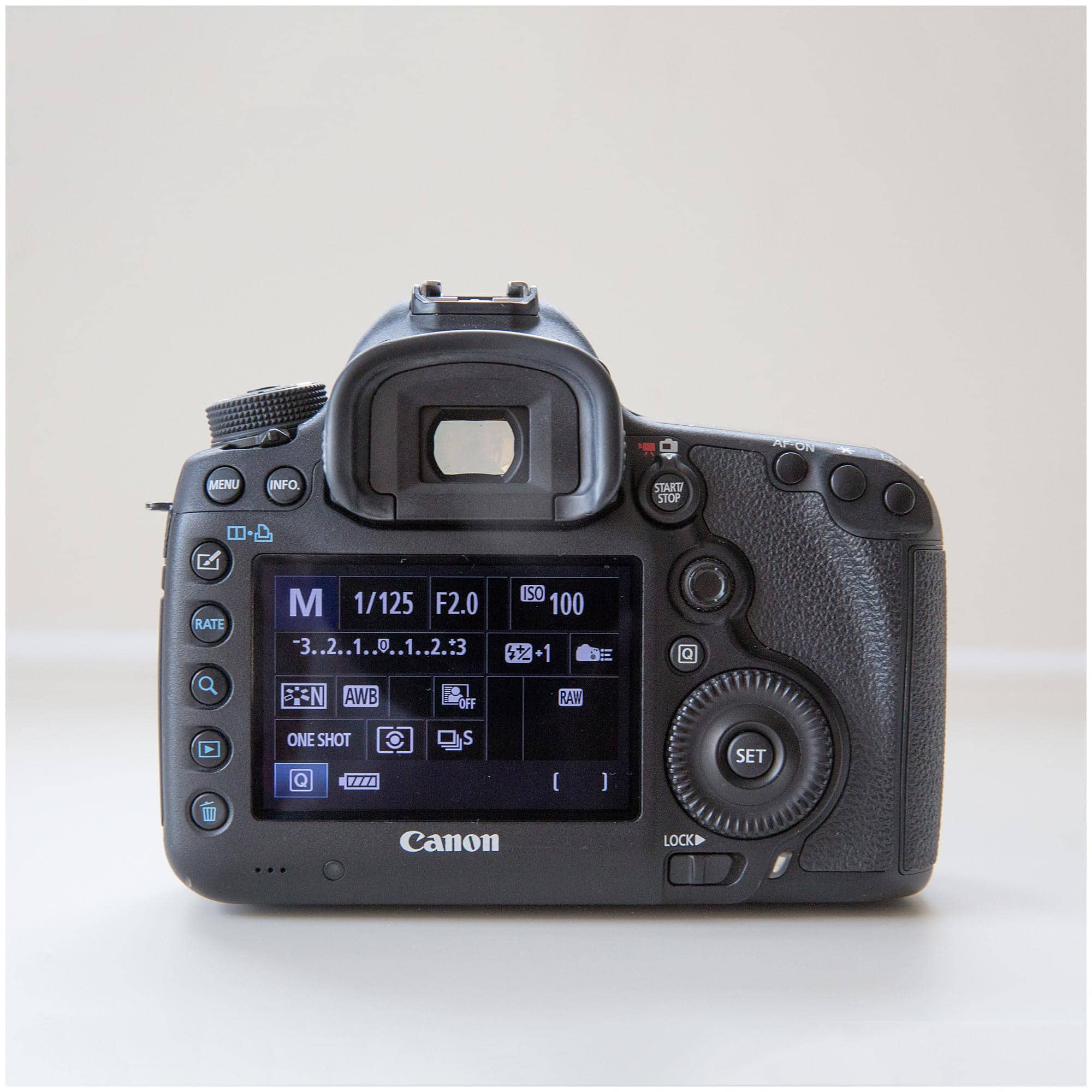 Canon 5D mark iii Camera on a white background